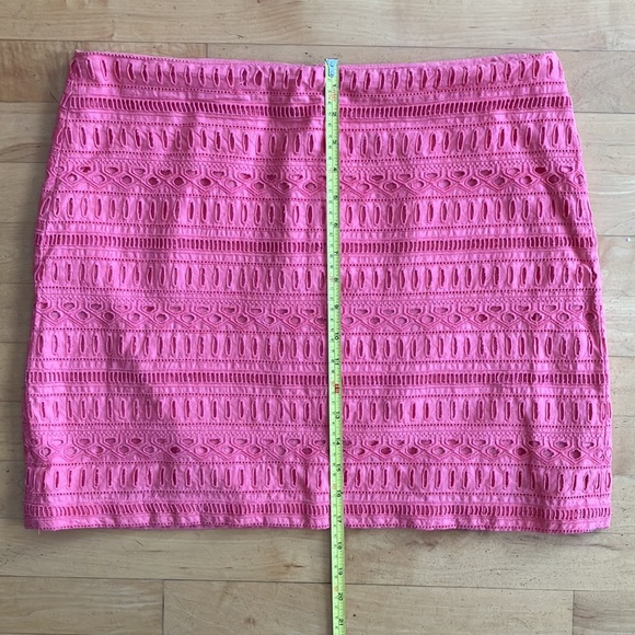 2/$20 Eyelet miniskirt coral pink cotton Gap size 12 - Picture 5 of 8